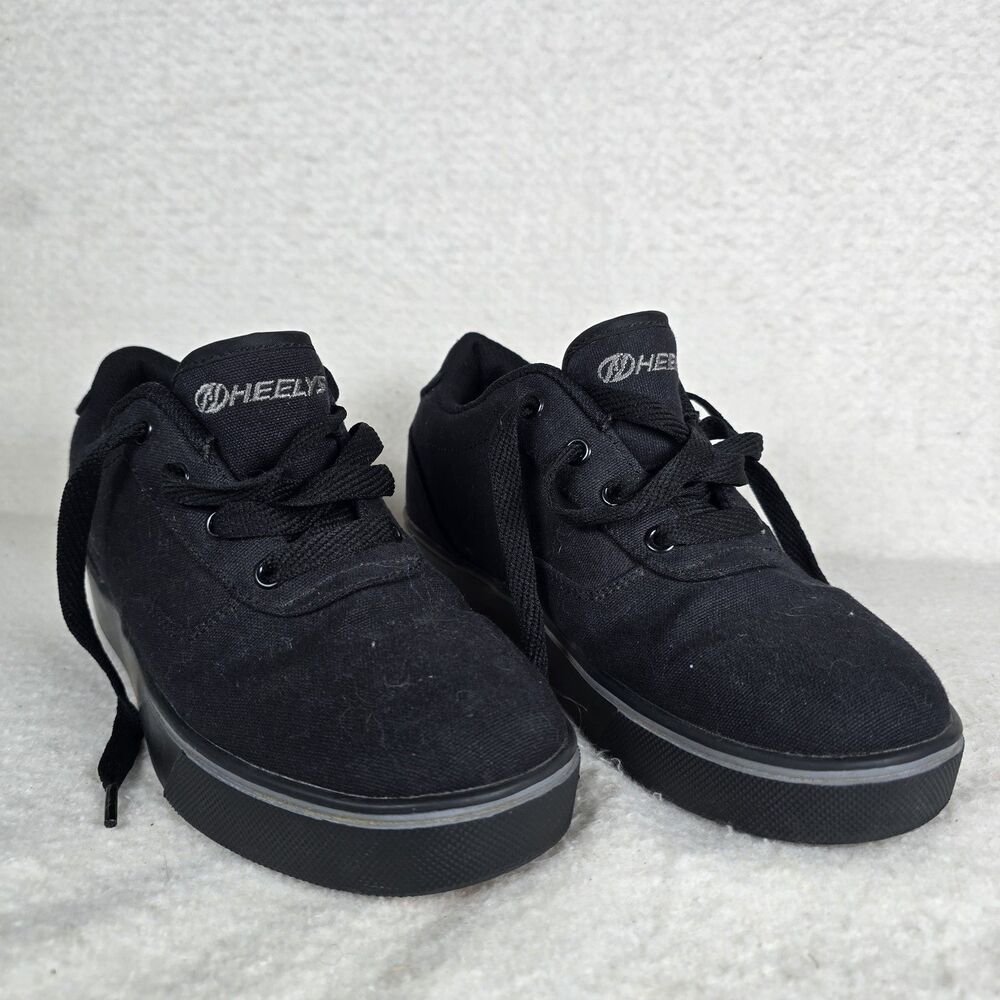 HEELYS PRO 20 Youth Size 5 Black Textile Lace Up Skate Shoes Unisex